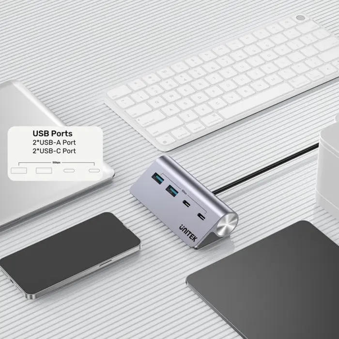 unitek-hub-usb-c-2x-usb-c-2x-usb-a-5gbps-alu-13015-perutkhub0079.webp