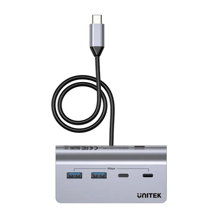 unitek-hub-usb-c-2x-usb-c-2x-usb-a-5gbps-alu-56543-perutkhub0079.webp
