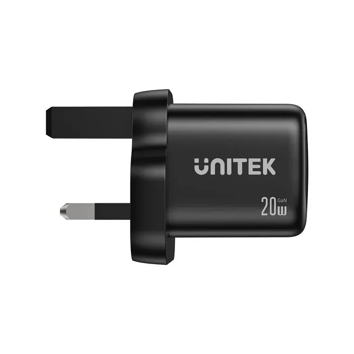 unitek-wall-charger-2x-gan-usb-a-usb-c-20w-black-88598-ladutksic0039.webp
